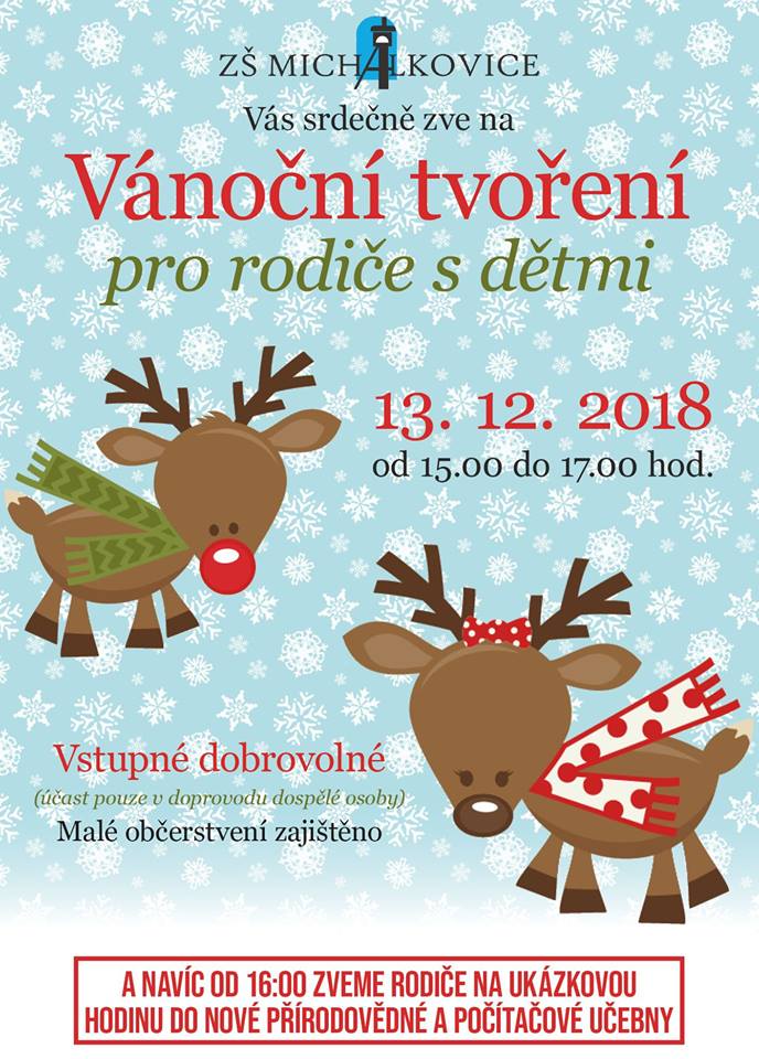 Vánoční tvoření pro rodiče s dětmi Vánoční tvoření pro rodiče s dětmi