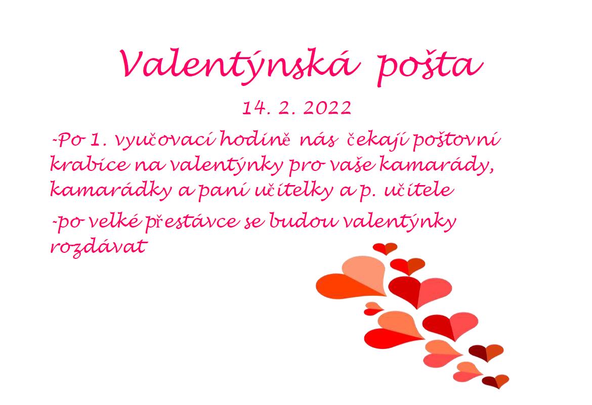 Valentýnská pošta