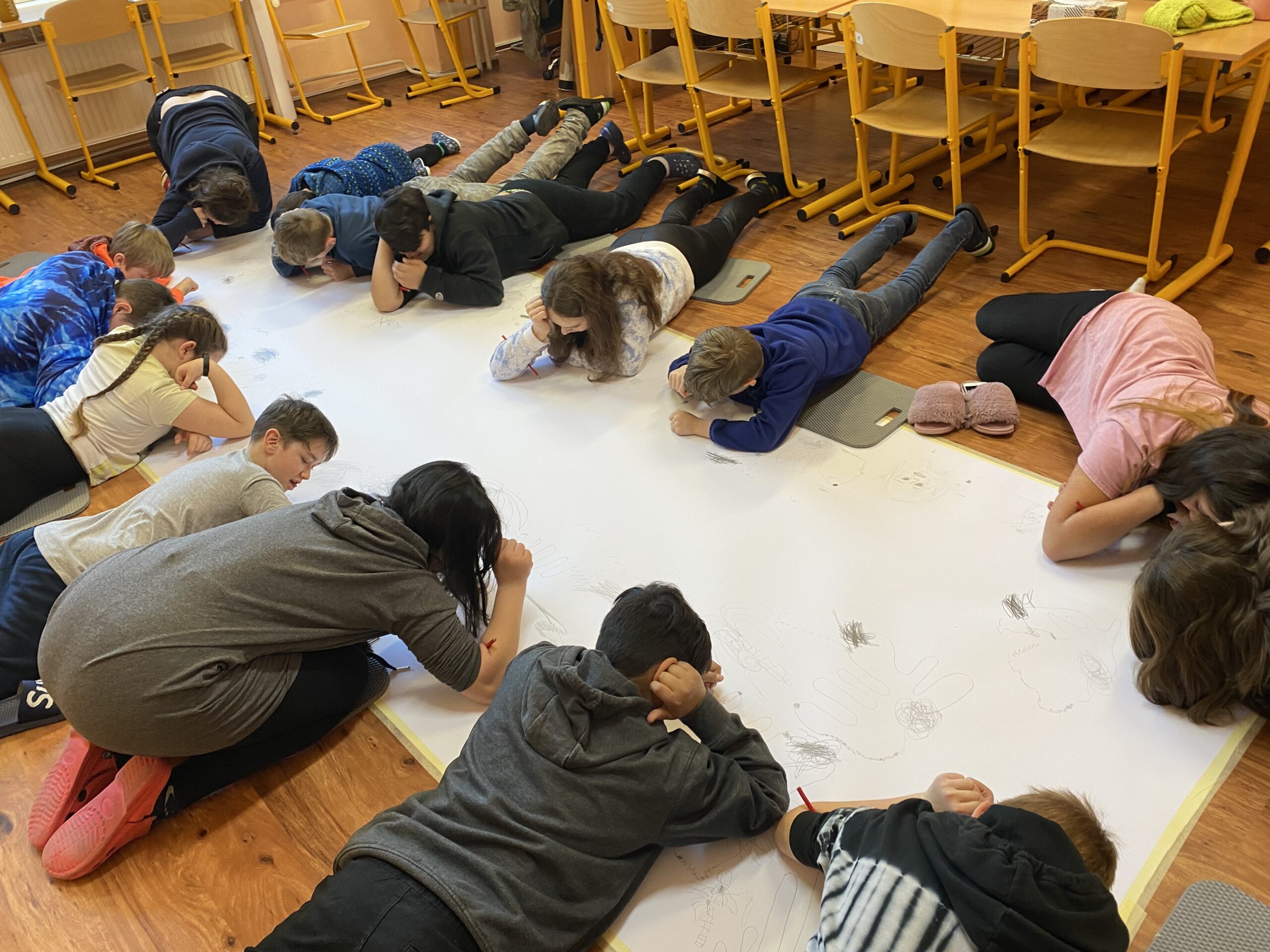 5.B výtvarka s Galerií Plato