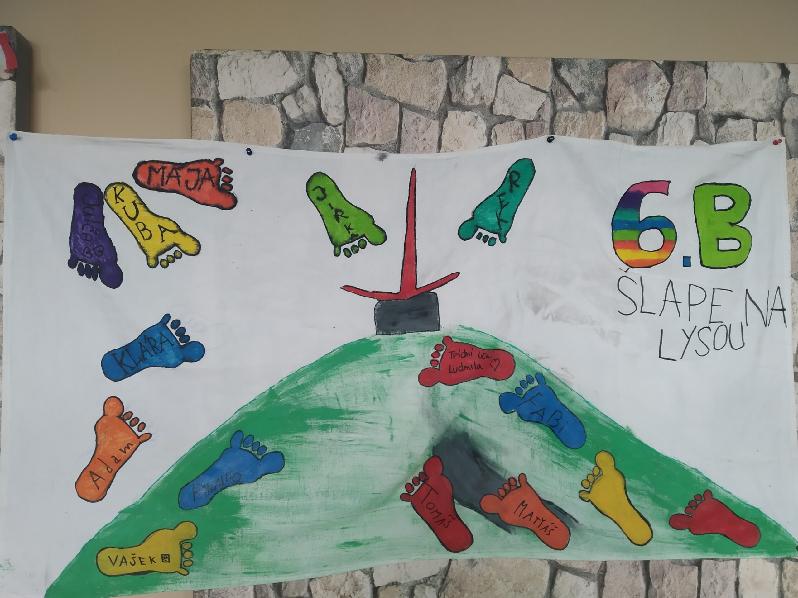 6.B se chystá na Lysou